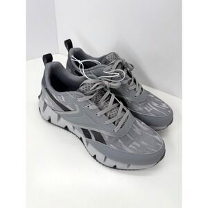 Reebok Zig Dynamica Men's Gray Camo Athletic Running Shoes Size 10.5